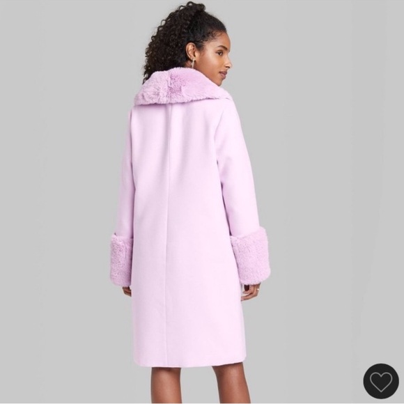 Wild Fable Coat with Faux Fur Collar & Cuffs - Picture 3 of 12